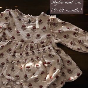 Rylee + Cru Pink Floral Long-Sleeve Matching Set